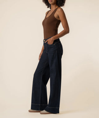 Kut from the Kloth Maya High Rise Fab AB Wide Leg Back