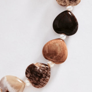 Bracha Murphy Chocolate Heart Necklace