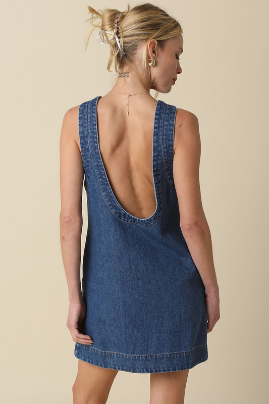 Back Story Denim Dress