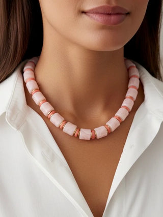 Farrah B Palm Royale Beaded Necklace