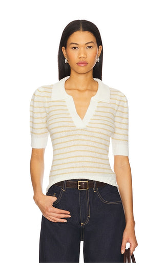 Pistola Billie Pleat Sleeve Polo