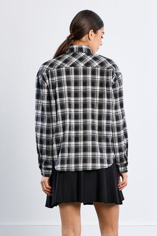 Backstage Plaid Top