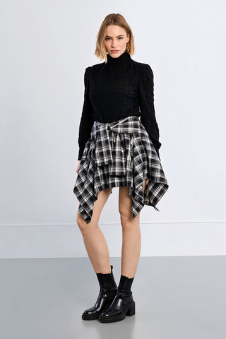 Backstage Plaid Skirt