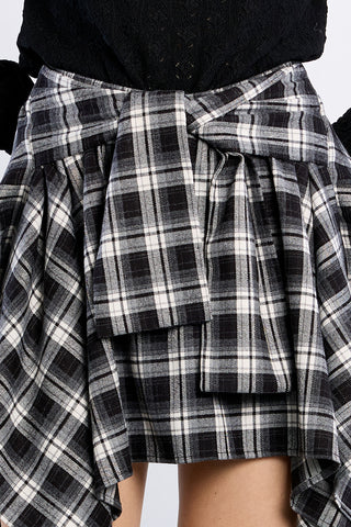 Backstage Plaid Skirt