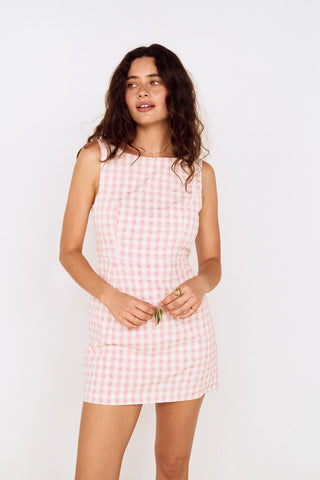 MINKPINK Sabina Tie Back Mini Dress