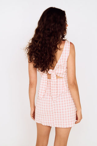 MINKPINK Sabina Tie Back Mini Dress