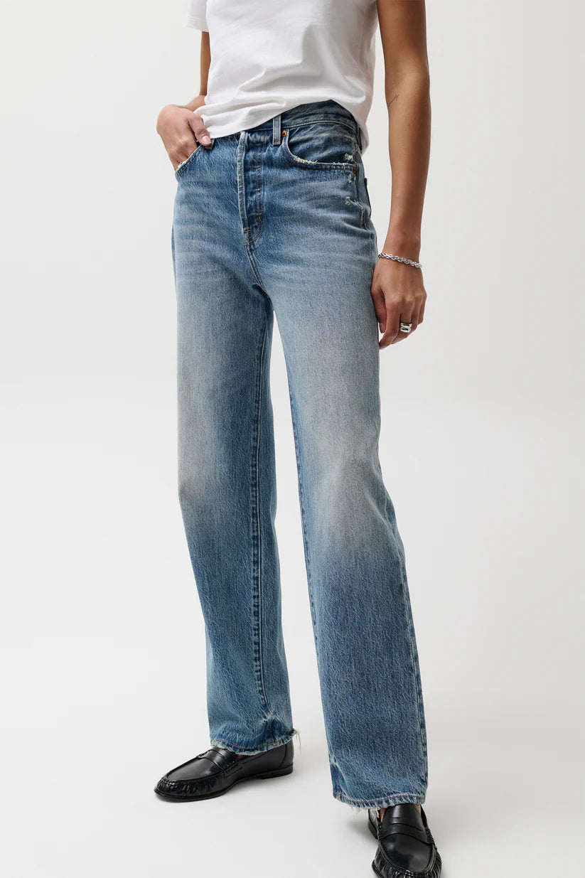 Pistola Cassie Super High Rise Straight Jeans