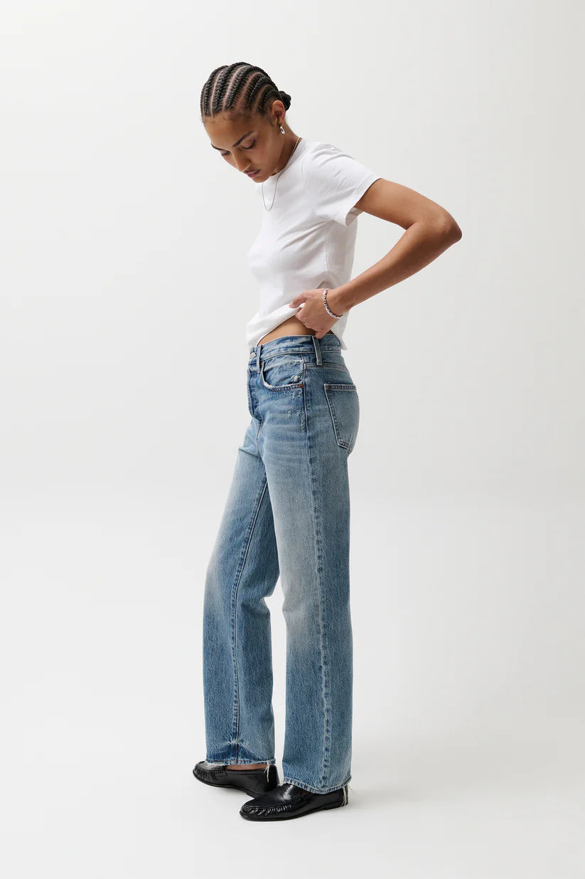 Pistola Cassie Super High Rise Straight Jeans