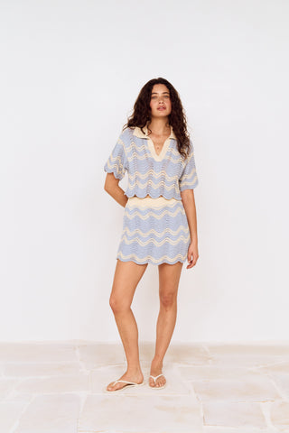 MINKPINK Solange Knit Mini Skirt