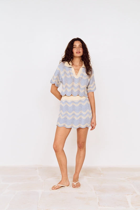 MINKPINK Solange Knit Mini Skirt