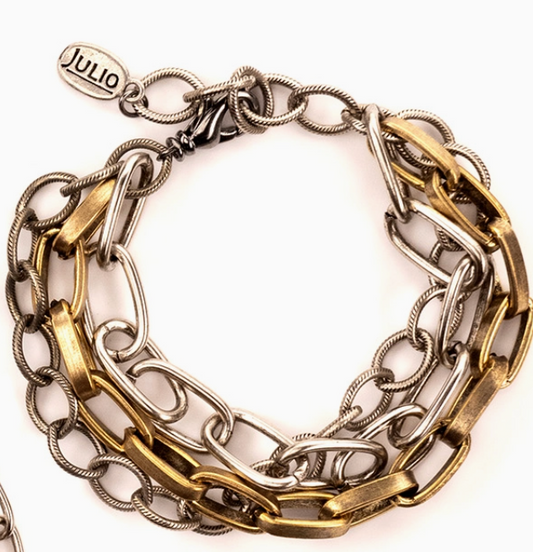 Julio Designs Rustica Multi Chain Bracelet
