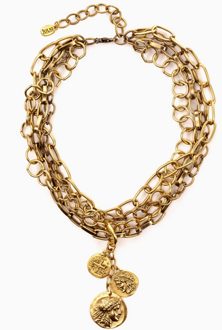 Julio Designs Rustica Multi Chain Necklace