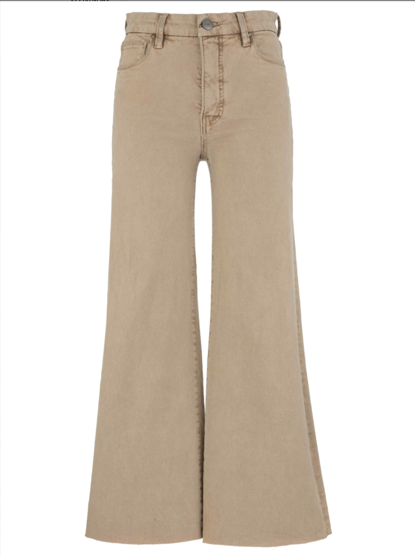 Kut from the Kloth Meg High Rise Fab Ab Wide Leg Raw Hem