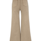Kut from the Kloth Meg High Rise Fab Ab Wide Leg Raw Hem