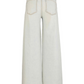 Kut from the Kloth Blake High Rise Fab AB Super Wide Leg Raw Hem