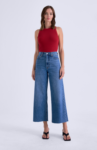 Pistola Lana Crop High Rise Ultra Wide Leg