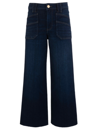 Kut from the Kloth Meg High Rise Front Patch Pocket Wide Leg