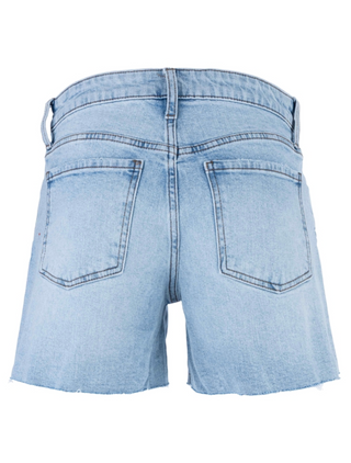 Kut from the Kloth Jane High Rise Long Short w/ Raw Hem