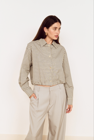 MINKPINK Mila Bubble Hem Shirt