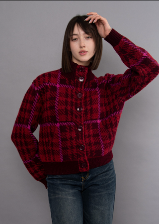 RD Style Caesarea Mock Neck Cardigan