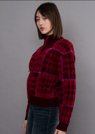 RD Style Caesarea Mock Neck Cardigan