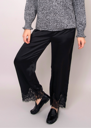 RD Style Valeriane Satin Lace Trim Pant