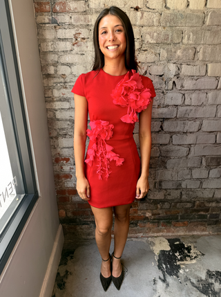 Elliatt Martina Applique Mini Dress