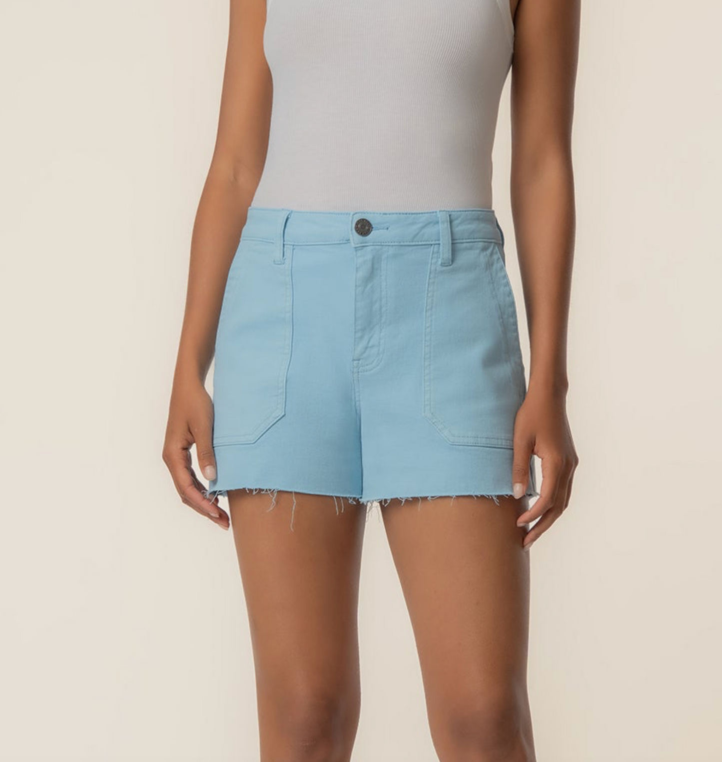 Kut from the Kloth Jane High Rise Short w/ Raw Hem