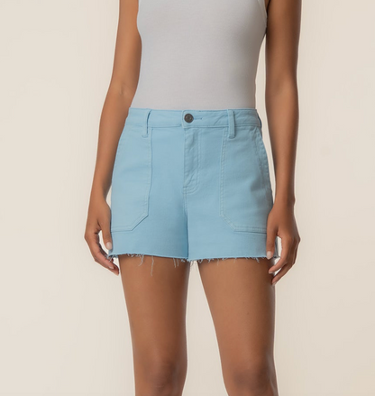 Kut from the Kloth Jane High Rise Short w/ Raw Hem