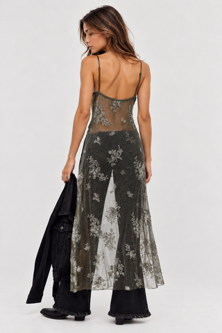 Free People Talk To Me Embellished Slip