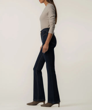 Kut from the Kloth Stella High Rise Flare w/ Raw Hem