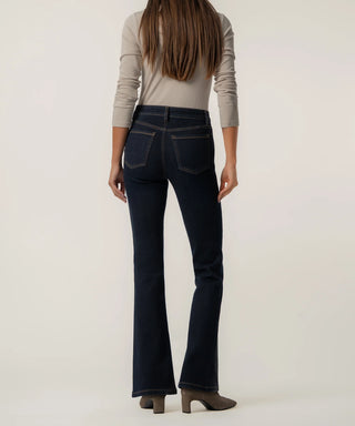 Kut from the Kloth Stella High Rise Flare w/ Raw Hem