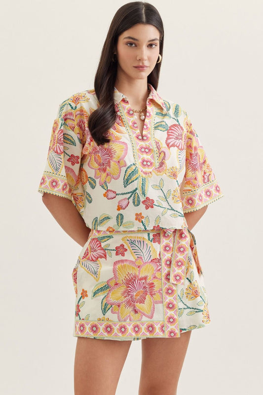 The Paradise Print Top -2 Colors