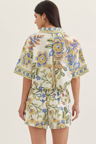 The Paradise Print Top -2 Colors