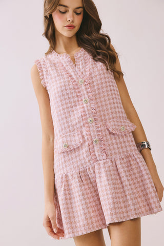 Rosé Date Dress