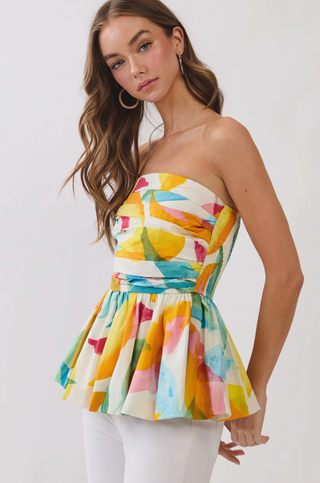 Colorwave Strapless Top