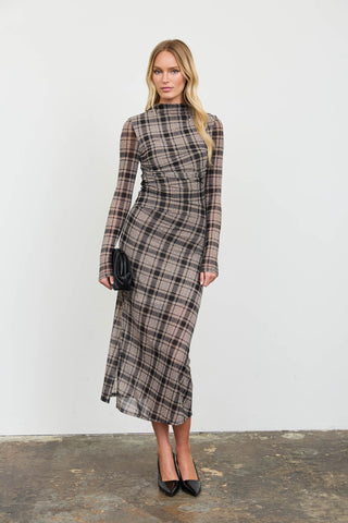 The Plot Thickens Midi Dress