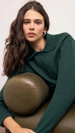 MINKPINK Elin Collared Knit Jumper