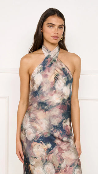 MINKPINK Vera Satin Maxi Dress