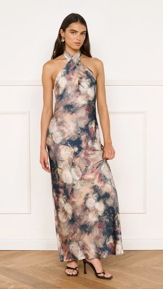 MINKPINK Vera Satin Maxi Dress