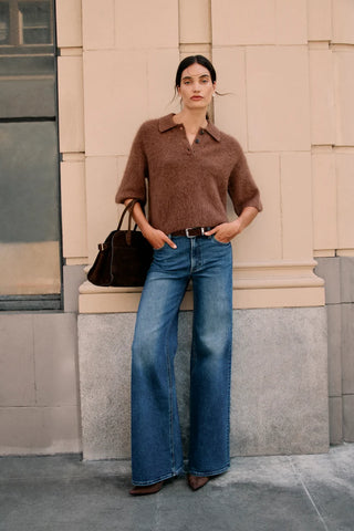 Pistola Vivian Mid Rise Wide Leg