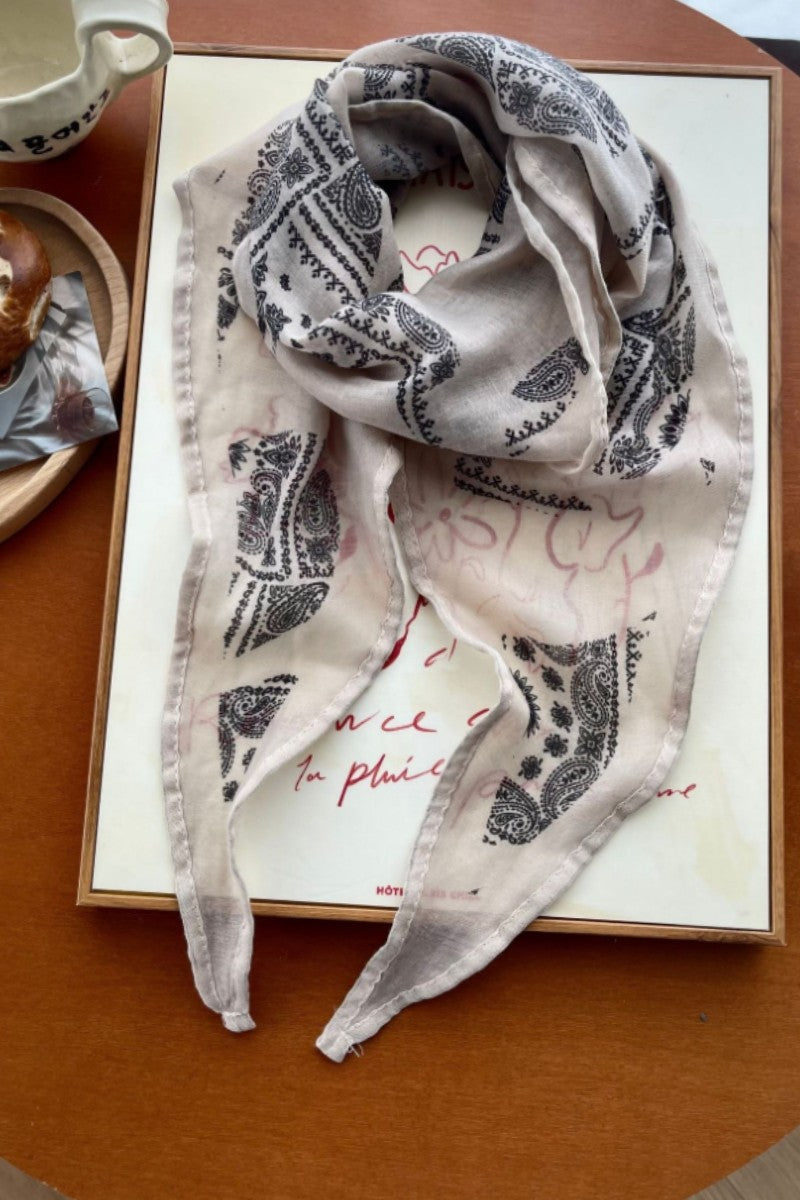 Cotton Paisley Scarves