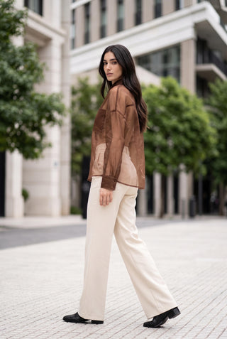 September Sheer Button Up