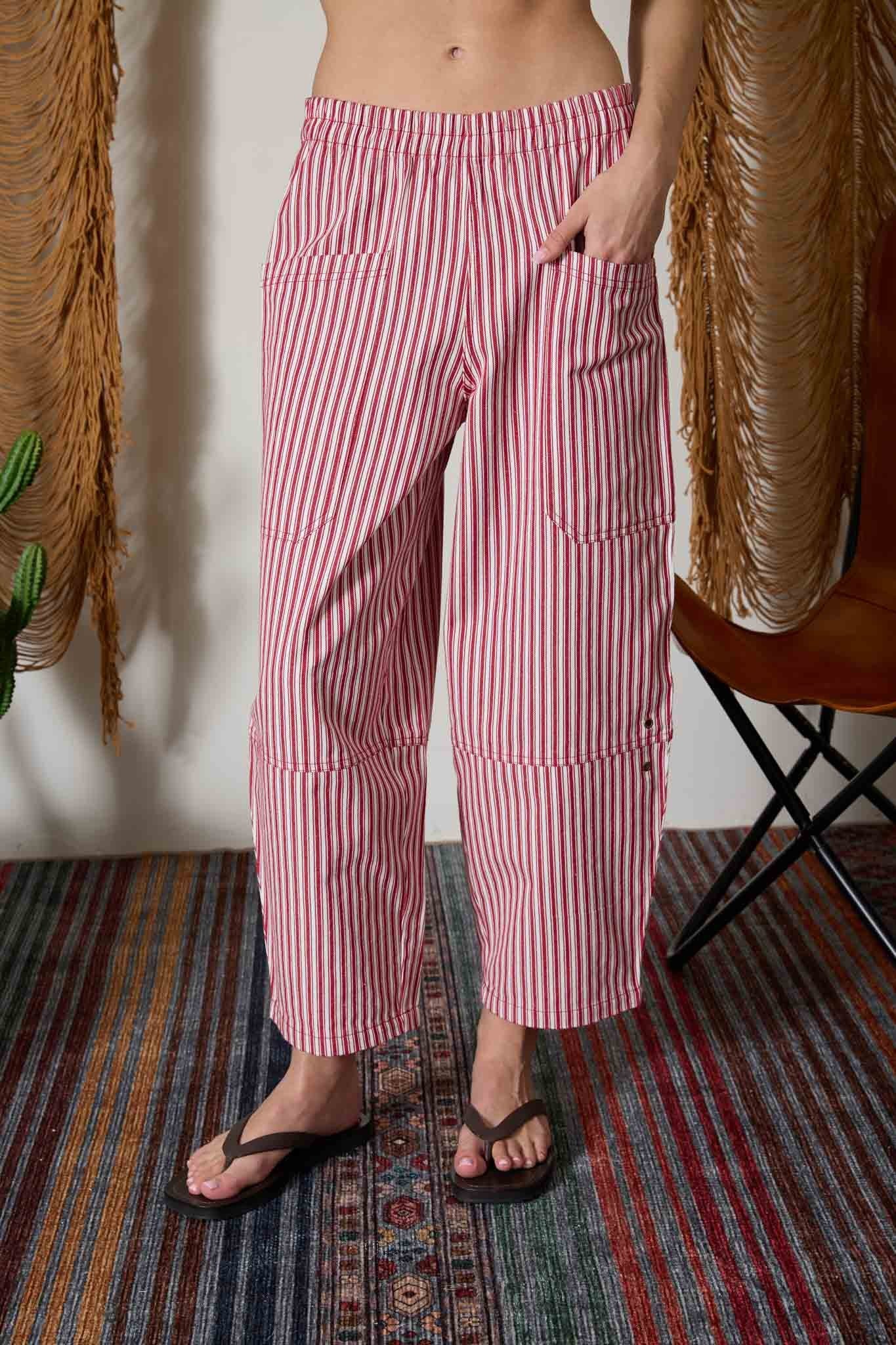 Red, White, & Retro Pants