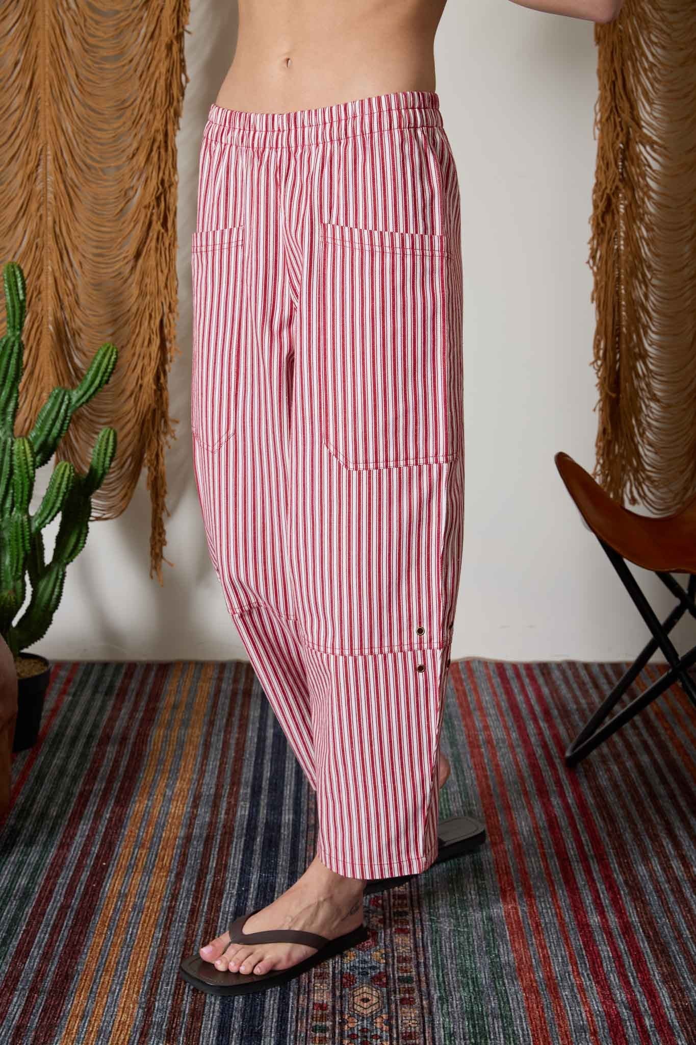 Red, White, & Retro Pants