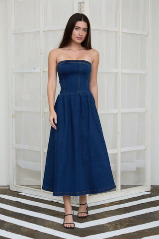 The Austin Denim Midi