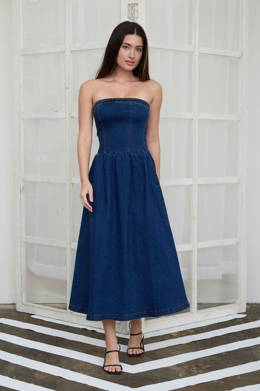 The Austin Denim Midi