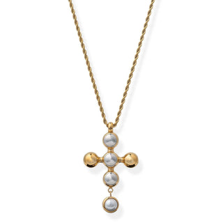 Bracha Cielo Cross Necklace