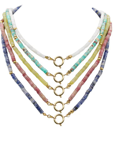 Farrah B Jewelry Color Me Happy Necklace w/ Charm