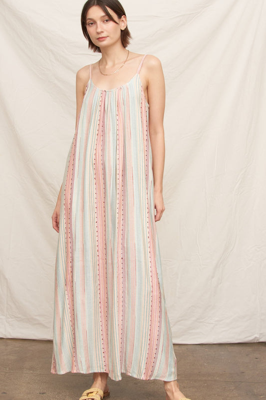 Watercolor Coast Maxi Dress